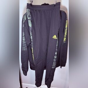 Adidas Black Eco-Friendly Top - SIZE S - Matching Jacket available in M - Bundle